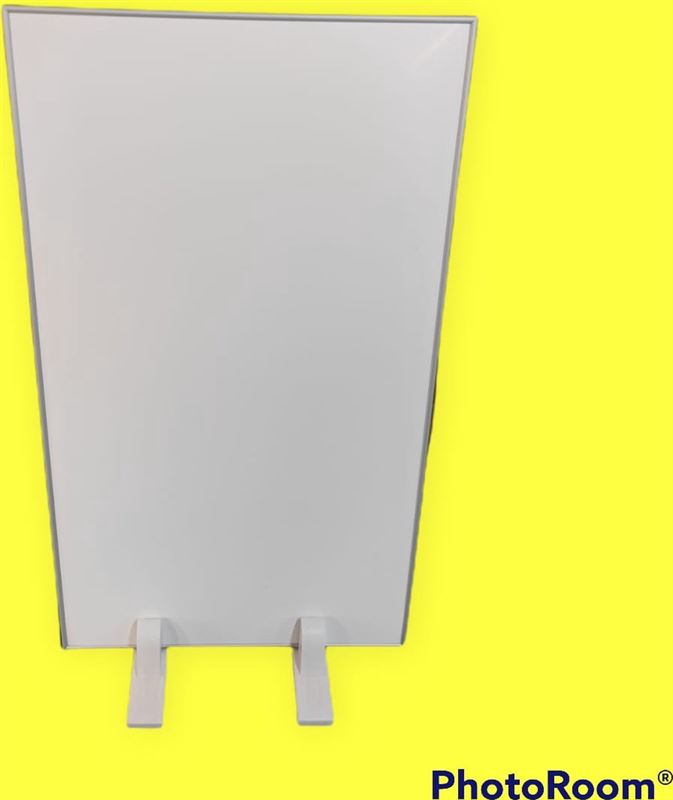 Invroheat infrarood verwarming Wit met WITTE VOETJES- Infrarood verwarmingspaneel warmt snel op en energiezuinig - 650W