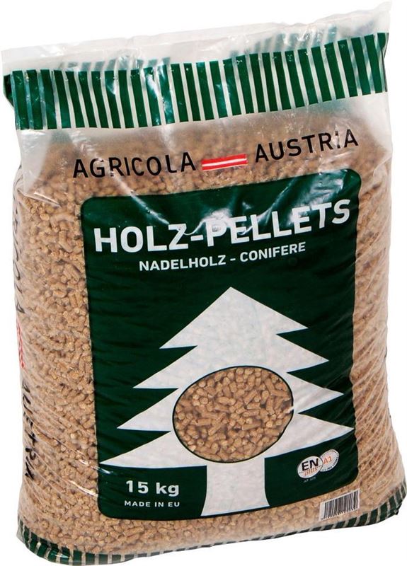 Agricola Houtpellets 100% Naaldhout pellets - ENplus A1 - 15 kg