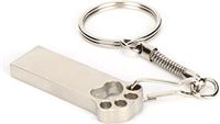 Shanrya USB-flashdrive, flash-disk met groot geheugen in poot vorm met sleutelhanger voor laptop (#4)