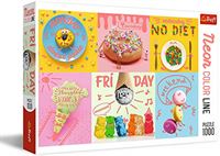 Trefl Puzzel - Superkatten - 1000 Elementen, Neon Kleurenlijn, Premium Kwaliteit, Voor Volwassenen En Kinderen Vanaf 12 Jaar,1000 deel