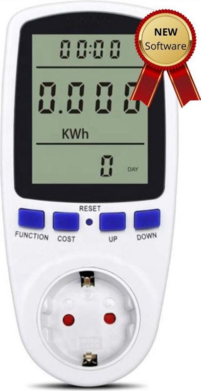 Dulsan Energiemeter – Verbruiksmeter – Energiekostenmeter – KWh meter – Stroomverbruik meter – Elektriciteitsmeter – Energiekosten - Stopcontact – Meerdere functies