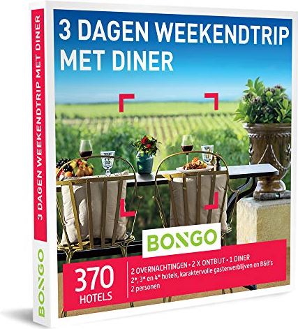 BONGO Bon - 3 Dagen Weekendtrip Met Diner | Cadeaubonnen Cadeaukaart ...