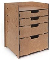 OcCre Ref: 19132 Drawers module. Wooden structure. They can serve as an extension, for the workshop cabinet.