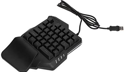 Talany Eenhandig toetsenbord, LED-verlicht gaming-toetsenbord Plug and Play voor Dorm for Home for Game toetsenbord kopen? | Kieskeurig.be | helpt je kiezen
