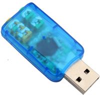 01 02 015 USB-geluidskaart, draagbare virtuele lichtgewicht USB 2.0-geluidskaart Plug and Play voor hoofdtelefoon