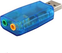 WinmetEuro USB-geluidskaart, USB 2.0-kaart Virtual 3D 5.1-kanaal voor hoofdtelefoon