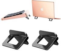 Tendak Laptop standaards, Mini Laptop standaards, toetsenbordstandaard, draagbare opvouwbare laptopstandaard, geschikt voor 10-17" laptops (Uitgerust met meetlint om afstand te meten) 2 Stuks