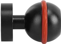 QITERSTAR Onderwatercamera Kogelkop, geïntegreerd ontwerp Lange levensduur Duiklamp Kogelkop voor zwemmen om te duiken(zwart)