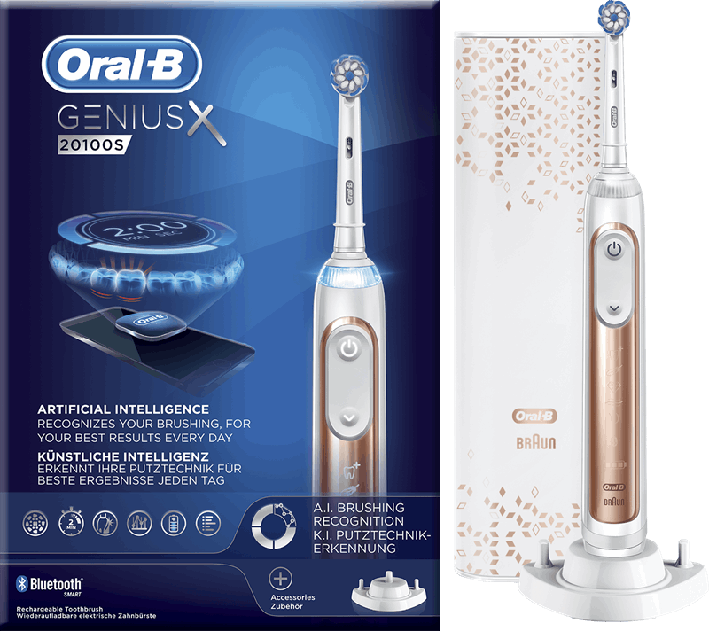 onbekend Ontspannend bed Oral-B Genius X 20100S zwart, blauw Elektrische tandenborstel kopen? |  Kieskeurig.nl | helpt je kiezen