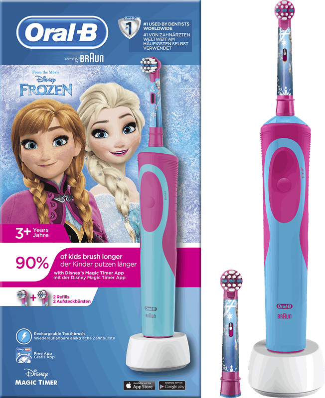 Oral-B Vitality Kids Elektrische Tandenborstel Frozen Figuren Meerkleurig