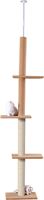 Animal International® Krabpaal Plafond “Wolkenkrabber” | Hoge kattenkrabpaal | Hoogte verstelbaar | Beige of blauw