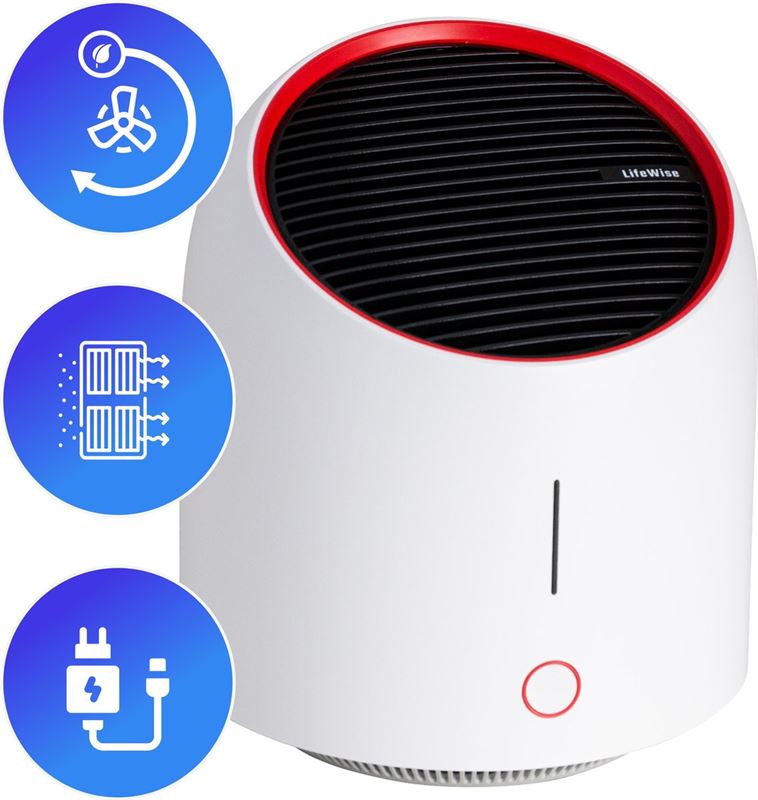 LifeWise Ionische Air Purifier Luchtreiniger met Ionisator