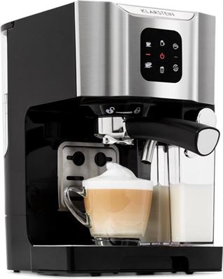 verklaren paars flexibel Klarstein BellaVita koffiezetapparaat - voor espresso, cappuccino en latte  macchiato - 1450 W - 20 Bar - melkopschuimer zwart espressomachine kopen? |  Kieskeurig.nl | helpt je kiezen