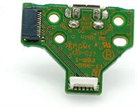 PartEGG Originele JDS-011 Micro USB Opladen Poort Socket Board 12-pins voor PS4 Controller Dualshock 4