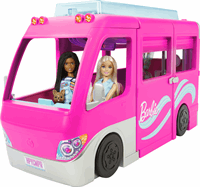 Barbie Droomcamper Met Zwembad, Glijbaan En 60+ Accessoires