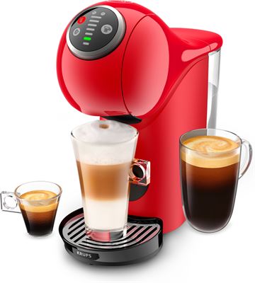 Krups Genio S Plus KP3405 automatische koffiemachine rood espressomachine | Kieskeurig.nl | je kiezen