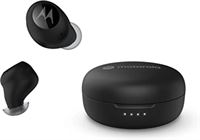 Motorola Sound Moto Buds 150 Draadloze oordopjes, bluetooth, water- en zweetbestendig, touch-en spraakbediening, 18 uur speeltijd, zwart