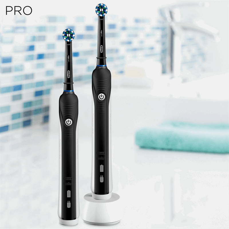 werkwoord wrijving Zeggen Oral-B PRO 790 zwart, wit / duo pack elektrische tandenborstel kopen? |  Kieskeurig.be | helpt je kiezen