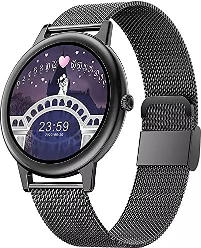 ZWG Smart Horloge Dames met Bloedzuurstof Bloeddruk Hartslag Smart Horloge Activiteit Tracker Fitness Horloge Stap Calorie Waterdicht IP68 Sport Horloge (C)
