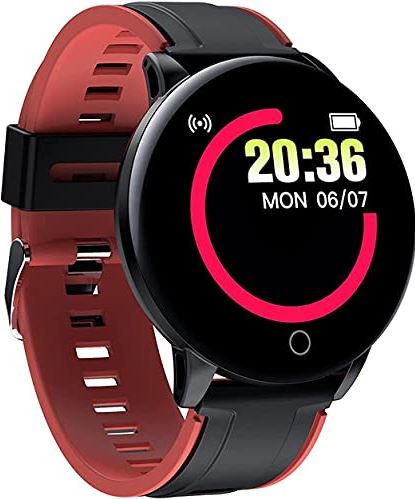 ZWG Smart Watch Sleep Fitness Waterdicht Horloge 1.44 Inch Opgewaardeerd scherm (rood)