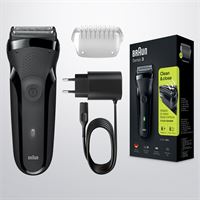 Braun Series 3 Shave&Style 300BT Elektrisch Scheerapparaat, Scheermes Voor Mannen, Zwart