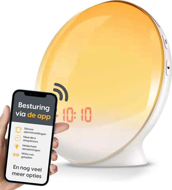 Manieren hoofdpijn factor Prosova Wake Up Light met App - Slaaptrainer - Wekkerradio - Nachtlamp -  Dubbele Wektijd - 7 Kleuren - USB aansluiting - Google Home | Prijzen  vergelijken | Kieskeurig.nl