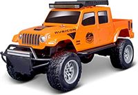 Bauer Spielwaren Tech R/C Jeep Gladiator: op afstand bestuurd off-road voertuig, met vierwielaandrijving en Pro Style-afstandsbediening, vanaf 8 jaar, 71 cm, oranje (581603)