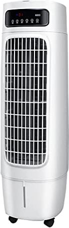 OOOFFFFFFFF Air-Conditioning Fan Mobile Home air-Conditioning Fan Commercial Small air-Conditioning Fan Water-Cooling Fan Applicable Area 15~25? 6000 air Volume (White)