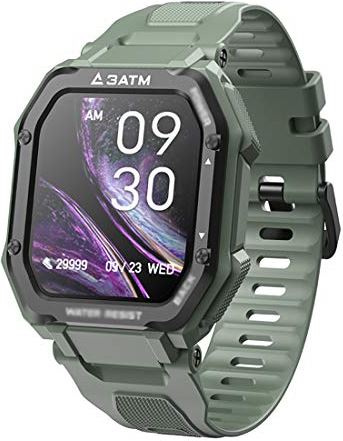 JXFY C16 Smart Horloge Mannen, Hartslagmeter Smart Klok IP68 Waterdichte Sport Fitness Armband voor Android IOS Telefoon (B)