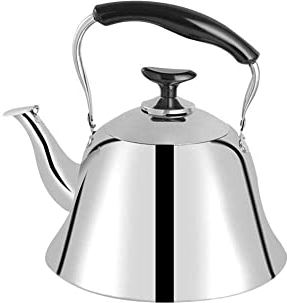 OOOFFFFFFFF Stove Top Kettle 2/3/4L Whistling Kettle Stove All Stove Tops Stainless Steel Coffee Tea Rising Kettle with Whistle Teapot Gas Kettle (3l) (4l)