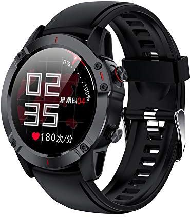JXFY G20 Smart Watch, 1.3 Inch Full Touch Smart Horloge Continue Hartslag Bluetooth Stappenteller Armband, voor Android 4.4 en hoger, IOS 9.0 en hoger (A)