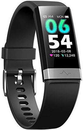 JXFY V19 Smart Watch, 1.1 inch kleurenscherm Bluetooth ECG + PPG hartslag Bloeddruk Slaapmonitor Sport Waterdichte Smart Armband