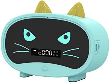 Sogagaa Draagbare Bluetooth 5.0 Speaker, 48 uur Lange afspeeltijd, Cute Cartoon Kids Speaker, Vakantie verjaardagscadeau voor kinderen,Blauw