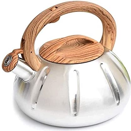 OOOFFFFFFFF Tea Kettle Stainless Steel Large Capacity Whistling Water Kettle (Size : 2.5L)