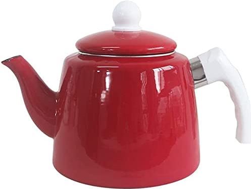 OOOFFFFFFFF Tea Kettle for Stove top Kettle stovetop Whistling Tea Kettle Flower Teapot/Enamel Kettle/Coffee Pot Quick and Even Heating.Suitable Stoves: Gas Stove Induction Stove (A)