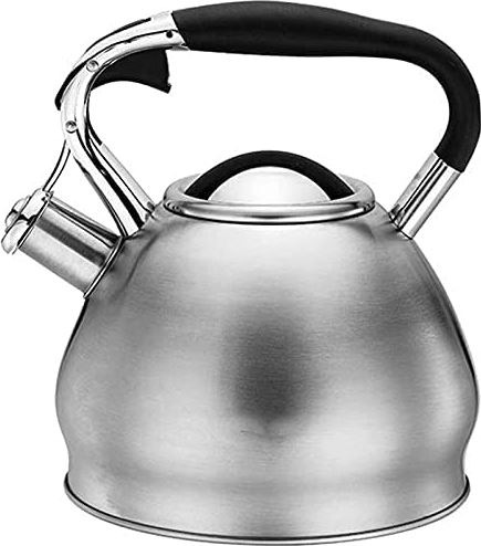 OOOFFFFFFFF Tea Kettle for Stove top Kettle stovetop Whistling Tea Kettle Stainless Steel Mirror Finish Tea Pot Tea Coffee Maker Top Kettle with Layered Capsule Bottom Universal for All Hob/Stove Types8