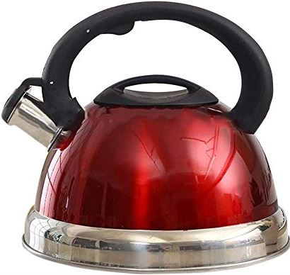 OOOFFFFFFFF 3L Large Capacity Surgery Stainless Steel Whistling Tea Kettle Food Grade Stovetop Teapot for Gas Electric Applicable Heat Source Heating Coffee Milk etc