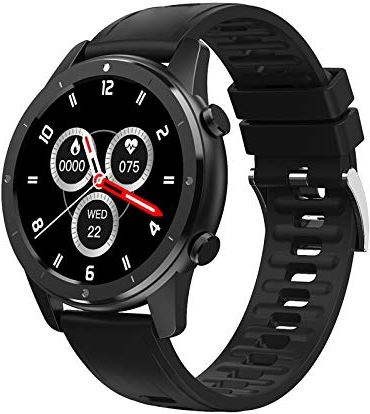 JHDDPH3 Smartwatch SmartWatch- F50 Smart Watch Bluetooth Gepersonaliseerde Phone Dial Heart Rate Fitness Mannen sporthorloge (Color : Black, Size : 1 X Smart watch)