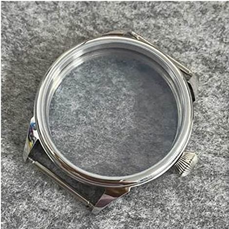 lindawang lin 42mm horlogekas shell compatibel for ETA6497 ST36 Beweging Exquisite Polijsten Horloge Shell Cover going (Color : Masonry Head)