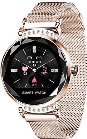 JXFY H2 Vrouwen Smart Watch, met Call Herinnering Sport Stappenteller Hartslag Bloeddruk Smart Horloge Armband, Van toepassing op Android 4.4, IOS 8.0, Ondersteuning Bluetooth 4.0 (A)