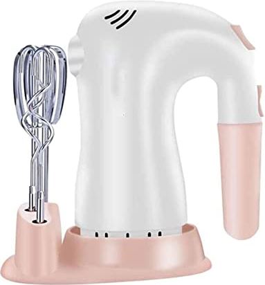 OOOFFFFFFFF Hand Mixer Electric150W Power 5-Speed Electric Handheld Mixer with Turbo Boost Eject Button Storage Base with 6 Stainless Steel Attachments