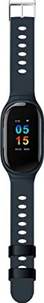 Bias&Belief 2 in 1 Smart Horloge Met Bluetooth Oortelefoon Fitness Tracker Sportarmband Waterdicht Smart Polsbandjes Bluetooth 5.0 Hartslagmeter Stappenteller Horloge,Blue