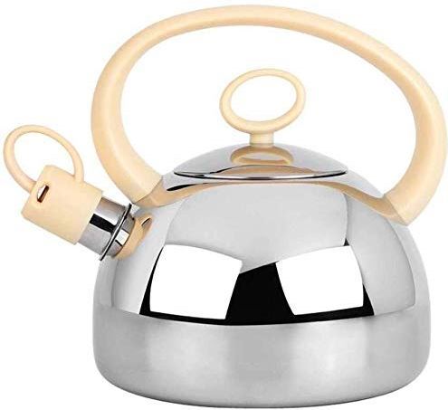 OOOFFFFFFFF Gas Whistling Kettle Stainless Steel Gas Electric Hob Stove 2L Teapot Coffee Pot Kettle