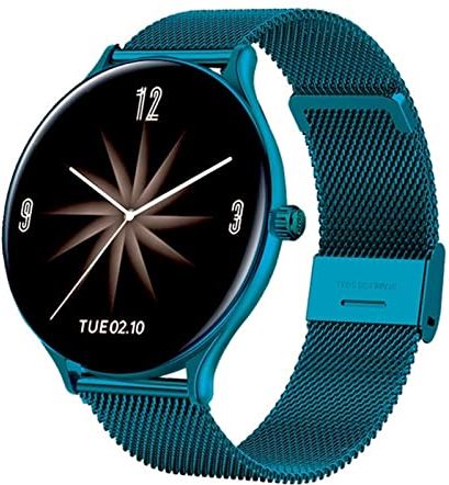 CHYAJIG Slimme Horloge Smart Watch Ladies Heart Rate Multifunctional Sport Watch Men Woman Waterproof Smartwatch Women Make And Receive Calls (Color : Blue)