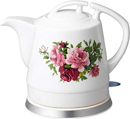 OOOFFFFFFFF Kettle Electric Ceramic Kettle 1.2L1200W Fast Kettle Cordless teapot with Automatic Power Off and Dry Burning for Tea Coffee Soup Suitable for Home (Color : B)