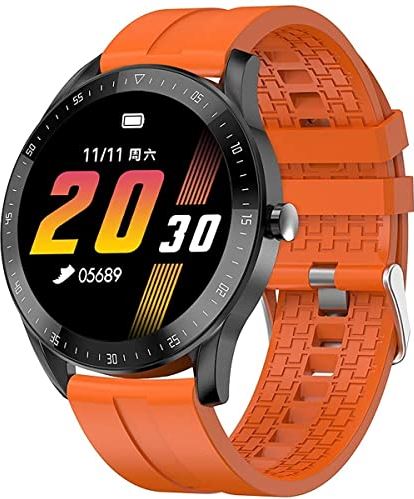 JHDDPH3 Smartwatch Fitness Trackers Bluetooth Weerbericht Hart Tarief Bloeddruk Monitor Outdoor Sports Android IOS Smart Horloge for Vrouwen Mannen Pedometers for Walking Black Smartwatch sporthorloge