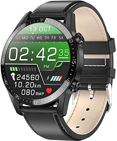 JXFY L13 Business Smart Horloge Mannen Bluetooth Call IP68 Waterdichte ECG Druk Hartslag Fitness Tracker Sport Smartwatch, Voor Android IOS (C)