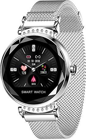 JXFY H2 Vrouwen Smart Watch, met Call Herinnering Sport Stappenteller Hartslag Bloeddruk Smart Horloge Armband, Van toepassing op Android 4.4, IOS 8.0, Ondersteuning Bluetooth 4.0 (B)