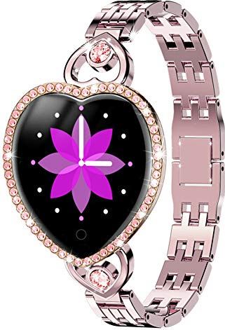 JXFY T52s Mode Vrouwen Smart Horloge IP68 Waterdichte Hartslagmeter Slaap Monitoring Smartwatch Gift Voor Dames Horloge Armband (A)