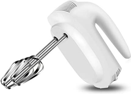 OOOFFFFFFFF Hand Mixer Electric 120W Power 5-Speed Handheld Mixer Includes Stainless Steel Beaters and Dough Hooks with Turbo